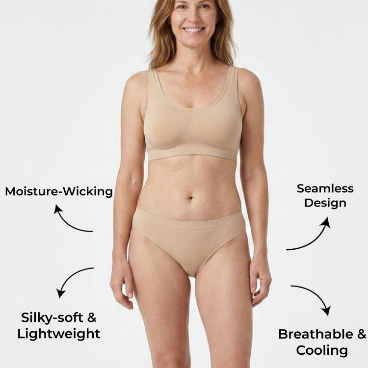 Seamless Bamboo-Fiber Ultra-Soft & Breathable Panties